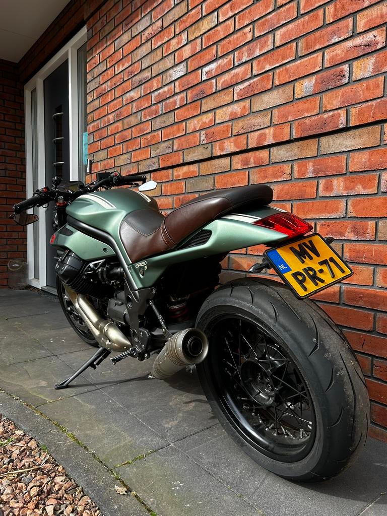 Unieke custom Moto Guzzi Griso 1200 8V Tenni incl onderdelen, Cardan-aandrijving, 2 cilinders, Gebruikt, Particulier