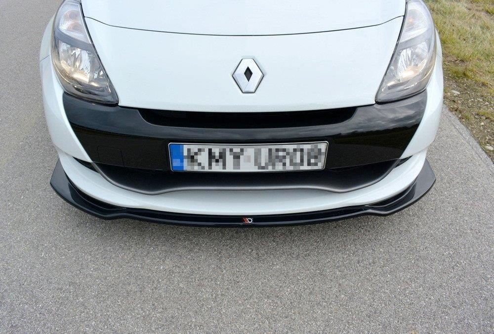 Maxton Spoiler Lip Splitter Voor Renault Clio RS Mk3 Facelif, Auto diversen, Verzenden, Automotive Parts, A.parts@hotmail.nl, Trasmolenlaan 12 3447 GZ Woerden