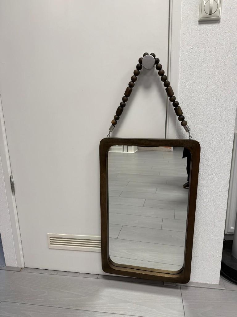 Riviera Maison Spiegel hout, Ophalen, Minder dan 50 cm, Zo goed als nieuw, Minder dan 100 cm