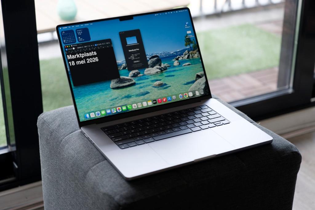 MacBook Pro 16” M1 Max | 64GB | 2TB | 100% accu | AppleCare+, 1 TB of meer, 64 GB of meer, Qwerty, Refurbished