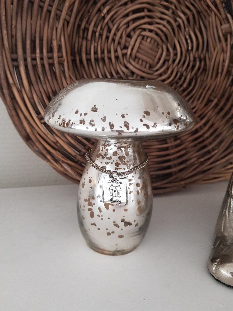 Zgan   riviera maison  paddestoel   waxine houder, Huis en Inrichting, Woonaccessoires | Kandelaars en Kaarsen, Ophalen of Verzenden