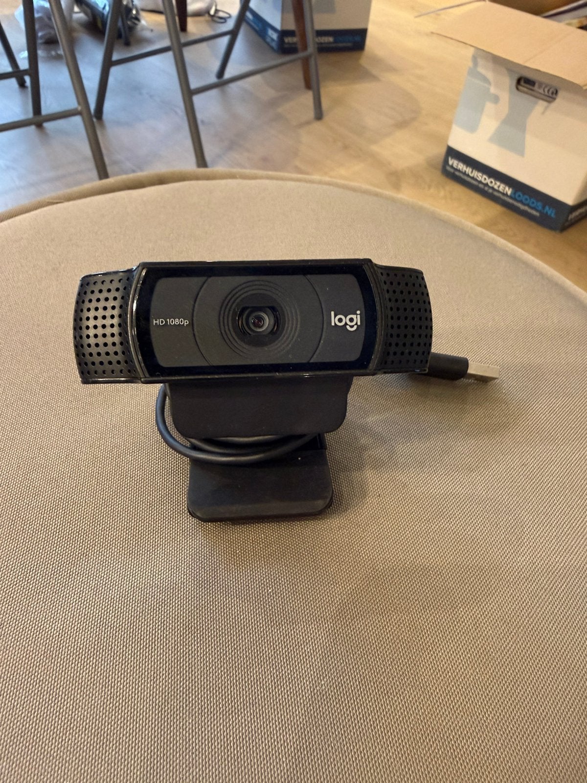 Logitech C920 HD Pro Webcam – Full HD 1080p, Computers en Software, Ophalen of Verzenden, Zo goed als nieuw, Windows