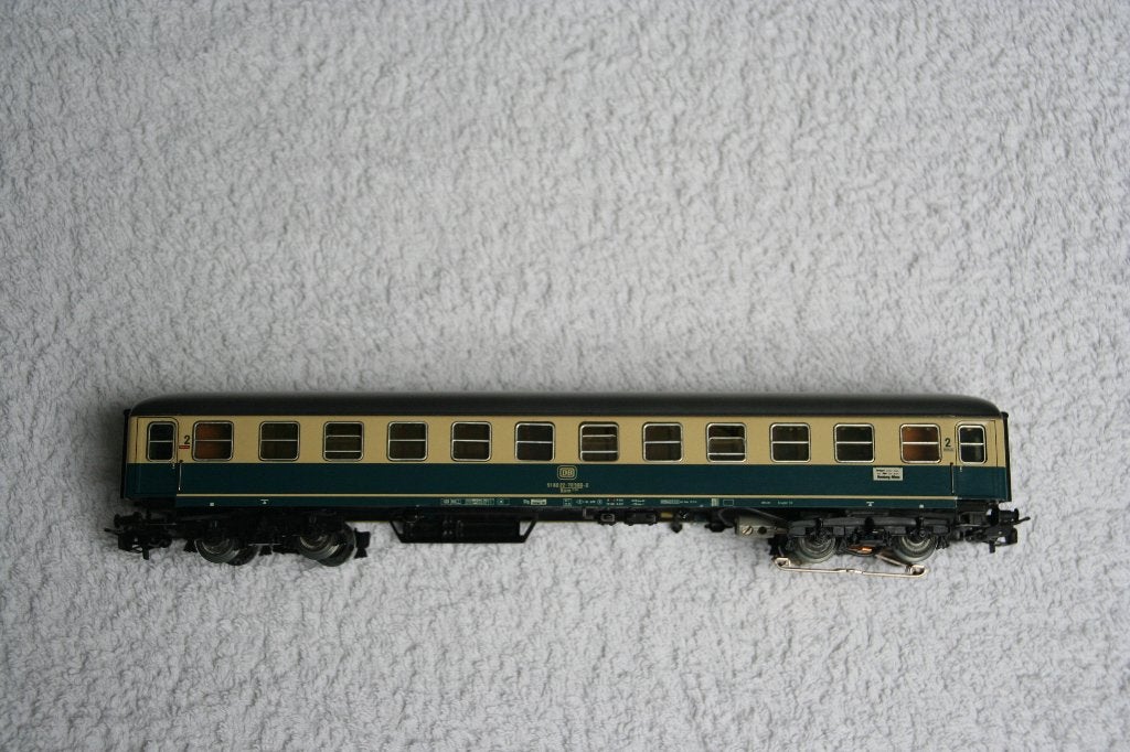Märklin H0 2e kl DB 518022-70566-0 turquoise beige (4.1), Wisselstroom, Wagon, Ophalen of Verzenden, Zo goed als nieuw