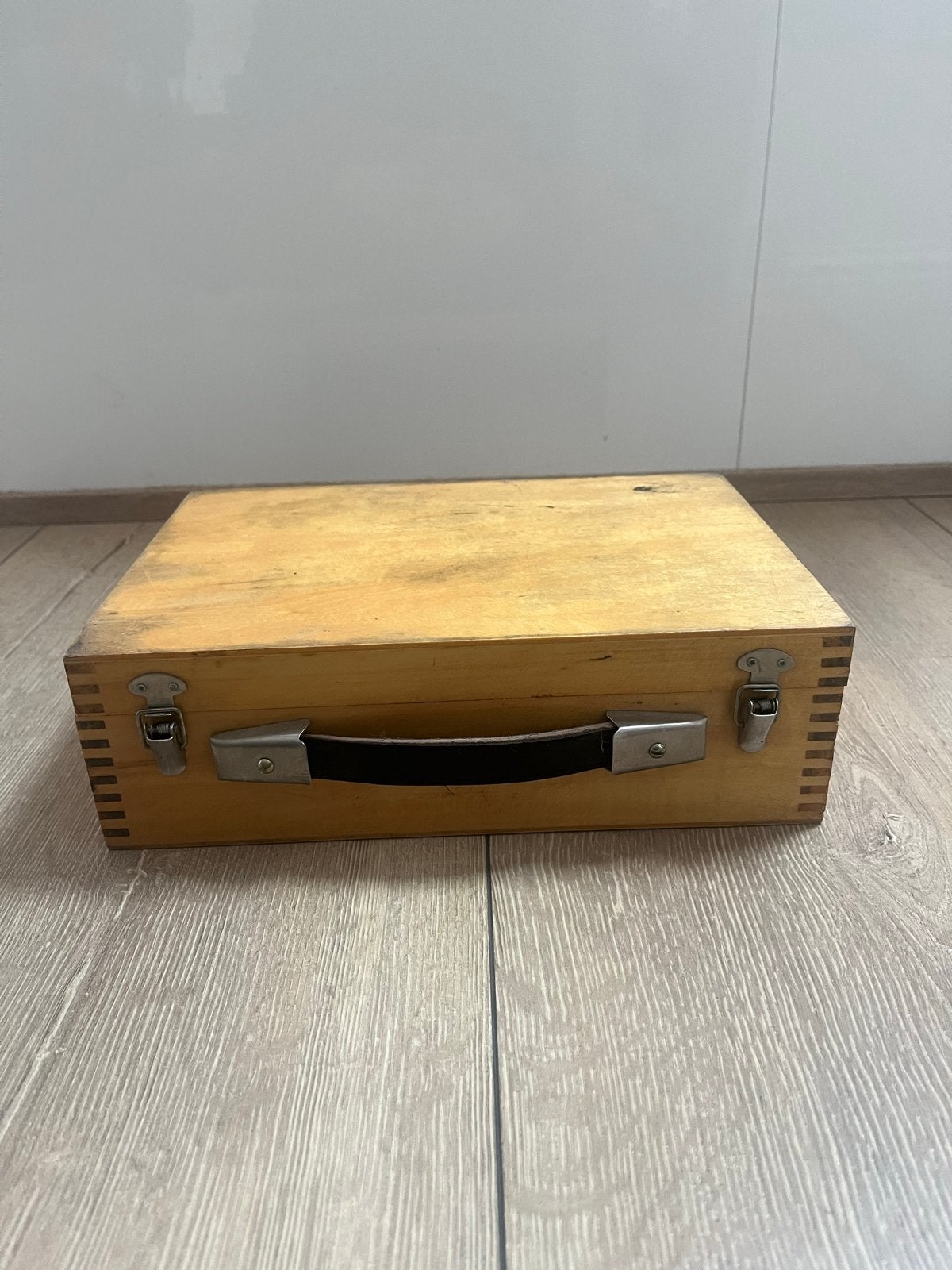 Vintage Petanque Set  uit de jaren '70 in houten kist, Ophalen, Gebruikt