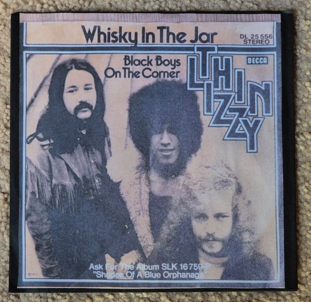Thin Lizzy – Whisky In The Jar (hoes=kopie), Ophalen of Verzenden, Gebruikt, 7 inch, Pop