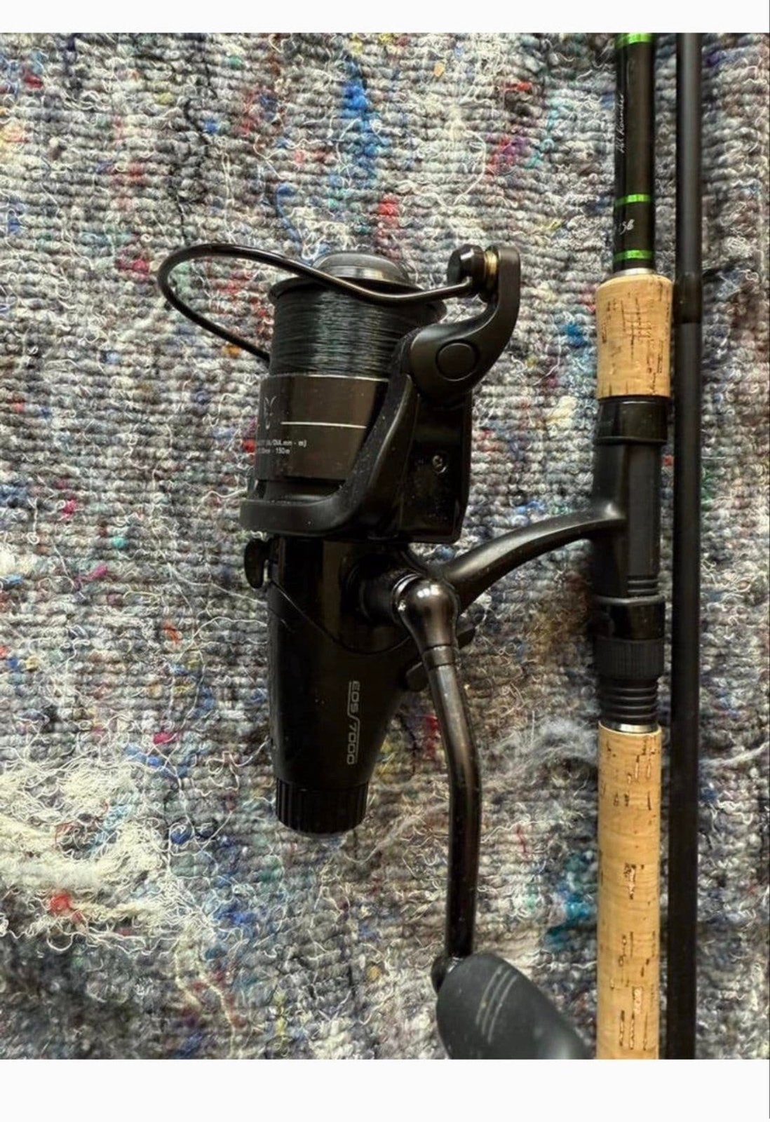 Korum penhengel van 12ft  1,5lbmet een Fox Eos 7000, Ophalen, Zo goed als nieuw