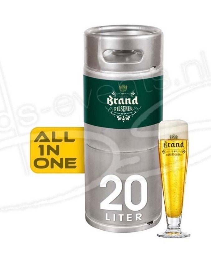 Brand Bier Fust 20L - THT september 2026, Ophalen of Verzenden, Brand