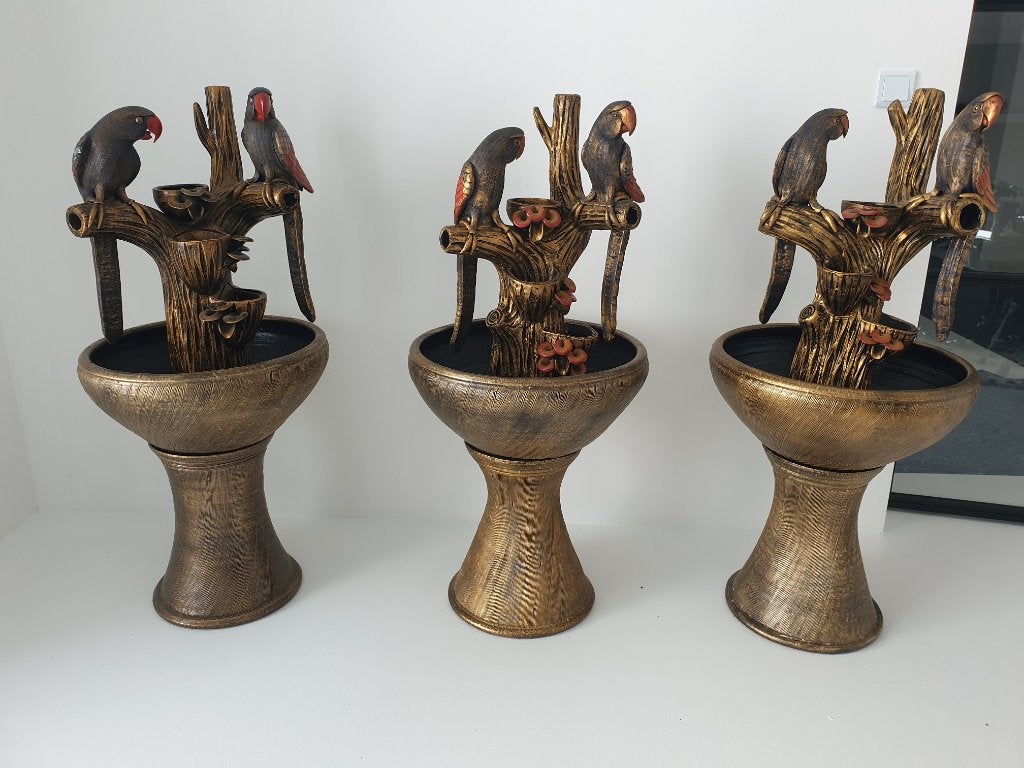 *3 zéér grote prachtige antieke beelden in terracotta, Antiek en Kunst, Kunst | Beelden en Houtsnijwerken, Ophalen