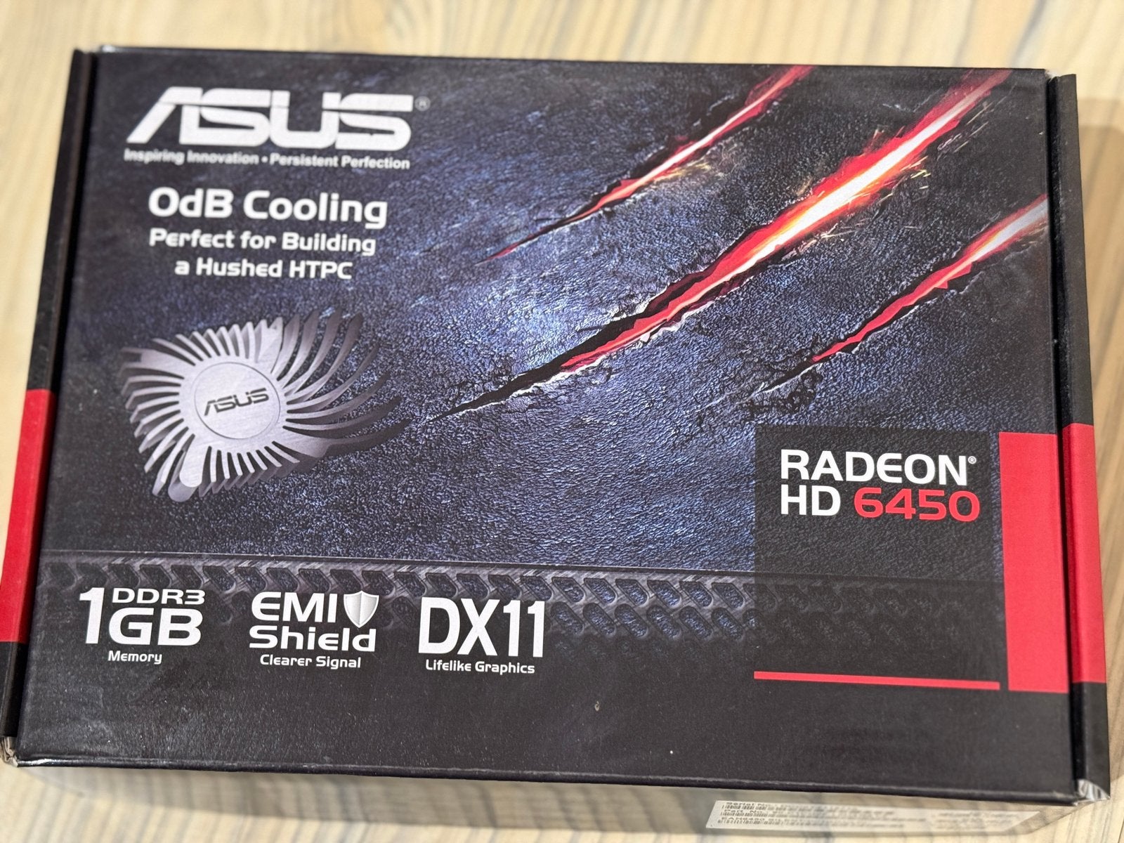 ASUS Radeon HD6450 silent 0db 1Gb video card, Ophalen of Verzenden, Zo goed als nieuw, GDDR3