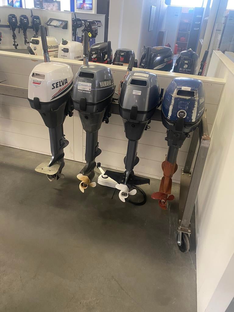 Yamaha 6/8/9,9 pk 4-takt lang knuppel of ab +garantie, Watersport en Boten, Gebruikt, 5 tot 10 pk, Viertaktmotor, Dave@allesmarine.nl
