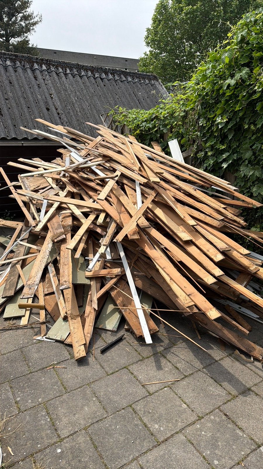 Hout, Doe-het-zelf en Verbouw, Hout en Planken, Ophalen, Gebruikt, 25 tot 50 mm, Overige typen
