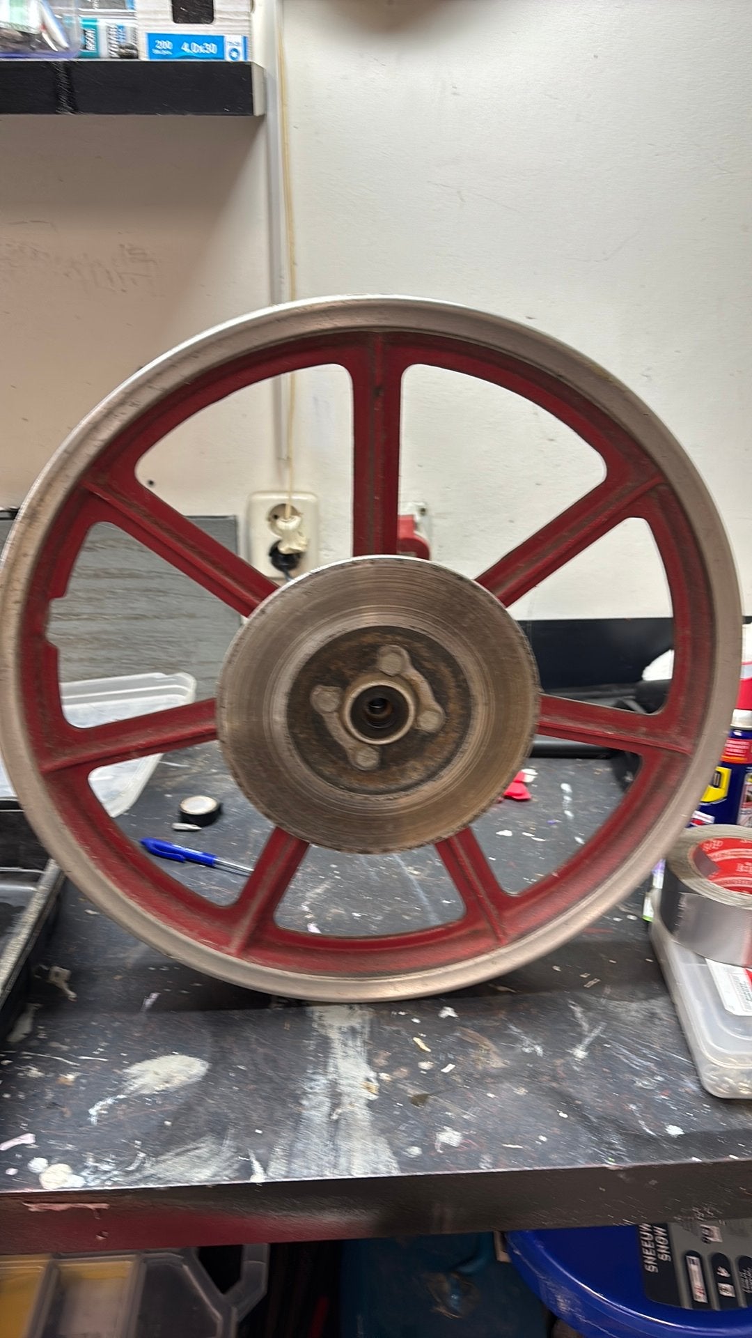 Voorwiel Yamaha fs1 18 inch, Ophalen of Verzenden, Zo goed als nieuw, Overige typen, Yamaha