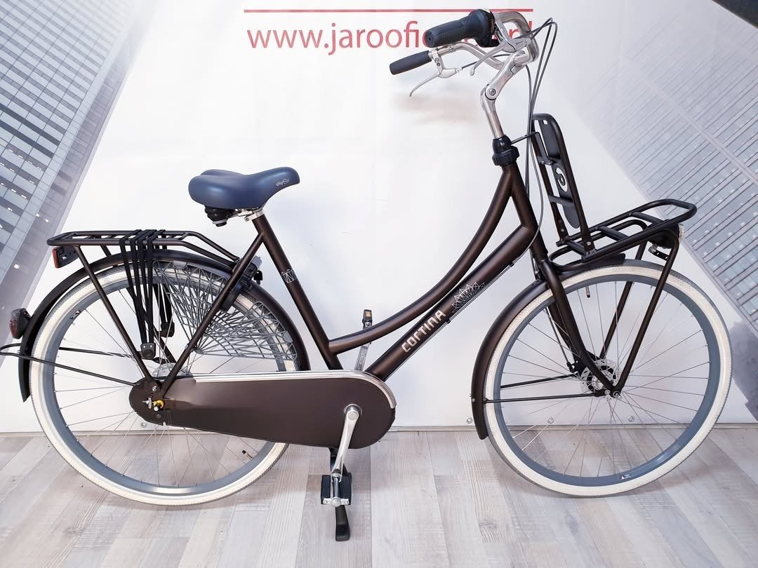 Cortina Roots Transportfiets Dames - Zo goed als nieuw, Overige merken, Terugtraprem, Ophalen of Verzenden, Zo goed als nieuw