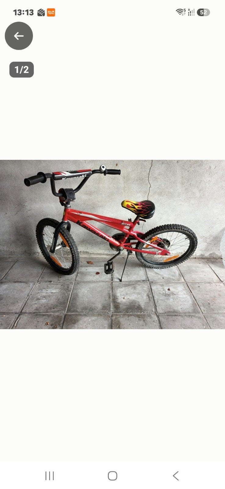 20 inch crossfiets kawasaki bx20, Ophalen, Gebruikt