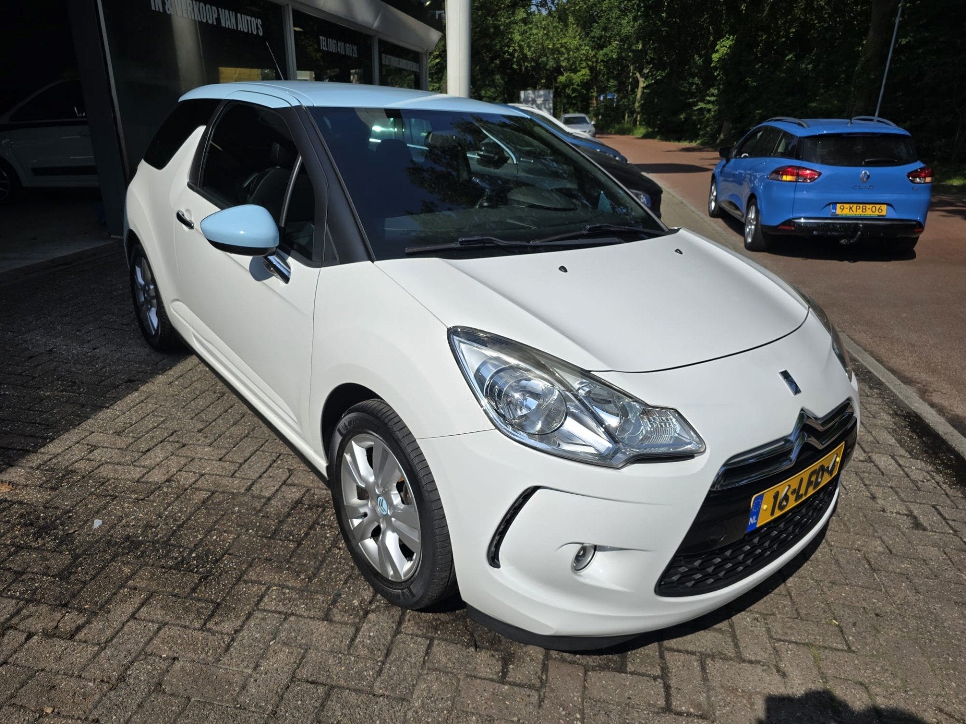 Citroen DS3 1.6 So Chic |3/6 OF 12MND GARANTIE | AIRCO | CRU, Voorwielaandrijving, Stof, 4 cilinders, Wit