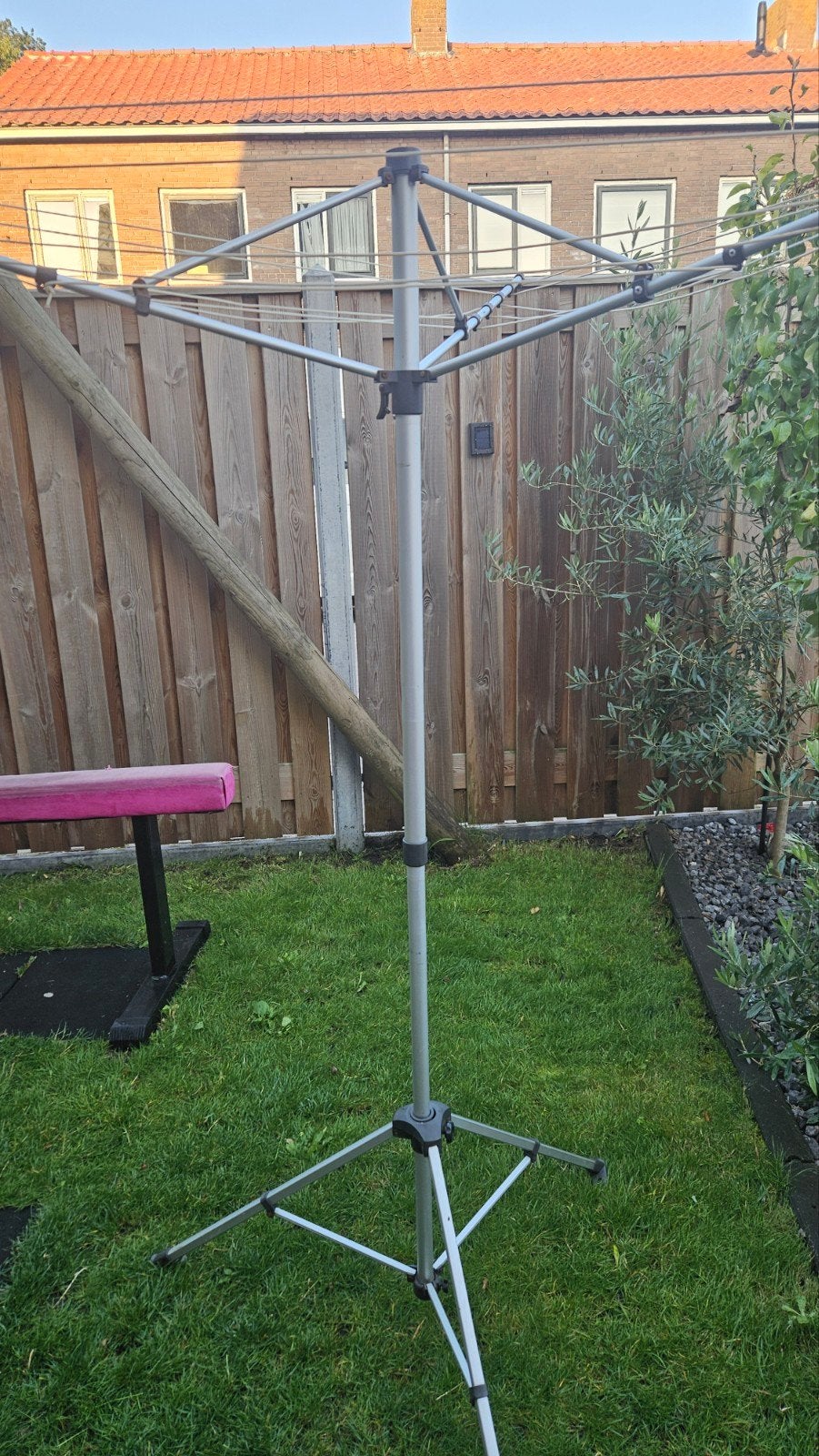 Droogmolen camping, Ophalen, Gebruikt