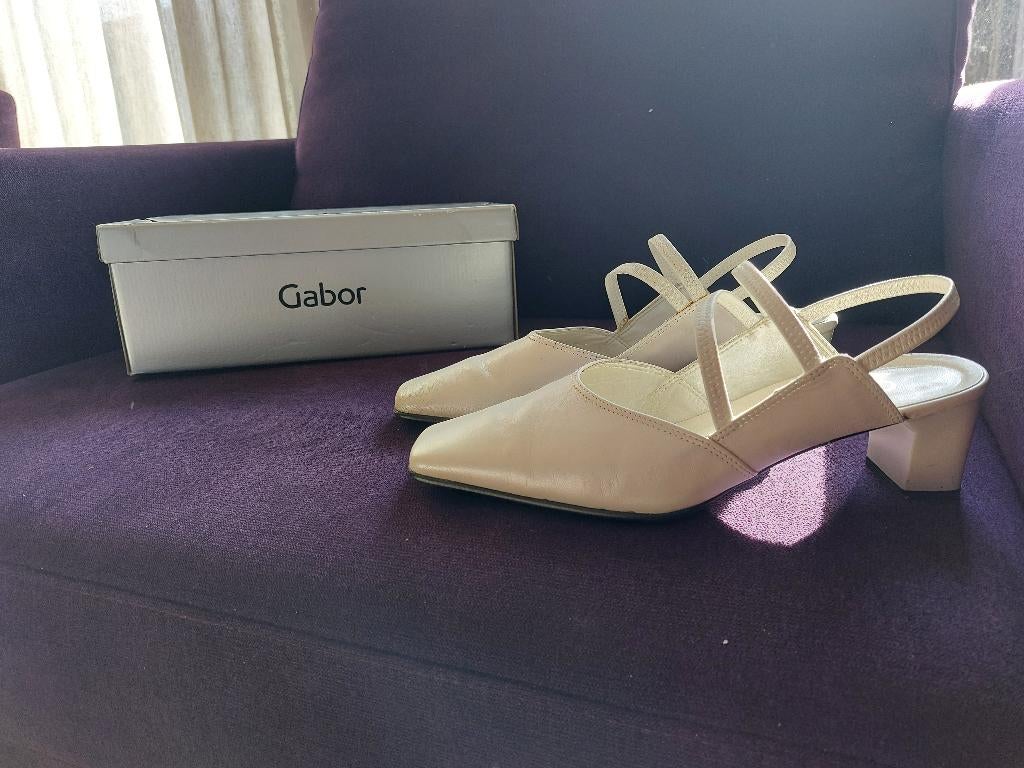 Bruidschoen Gabor 38+, Kleding | Dames, Schoenen, Schoenen met lage hakken, Verzenden, Wit, Gabor