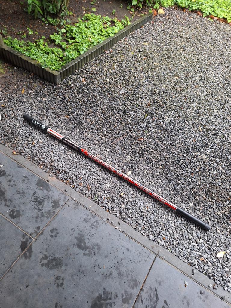 Vaste hengel, 8 meter, Lion Corando carp plus 800!, Ophalen of Verzenden, Zo goed als nieuw, Vaste hengel