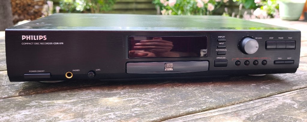 Philips CDR870 CD Recorder/Player, Ophalen of Verzenden, Gebruikt, Philips