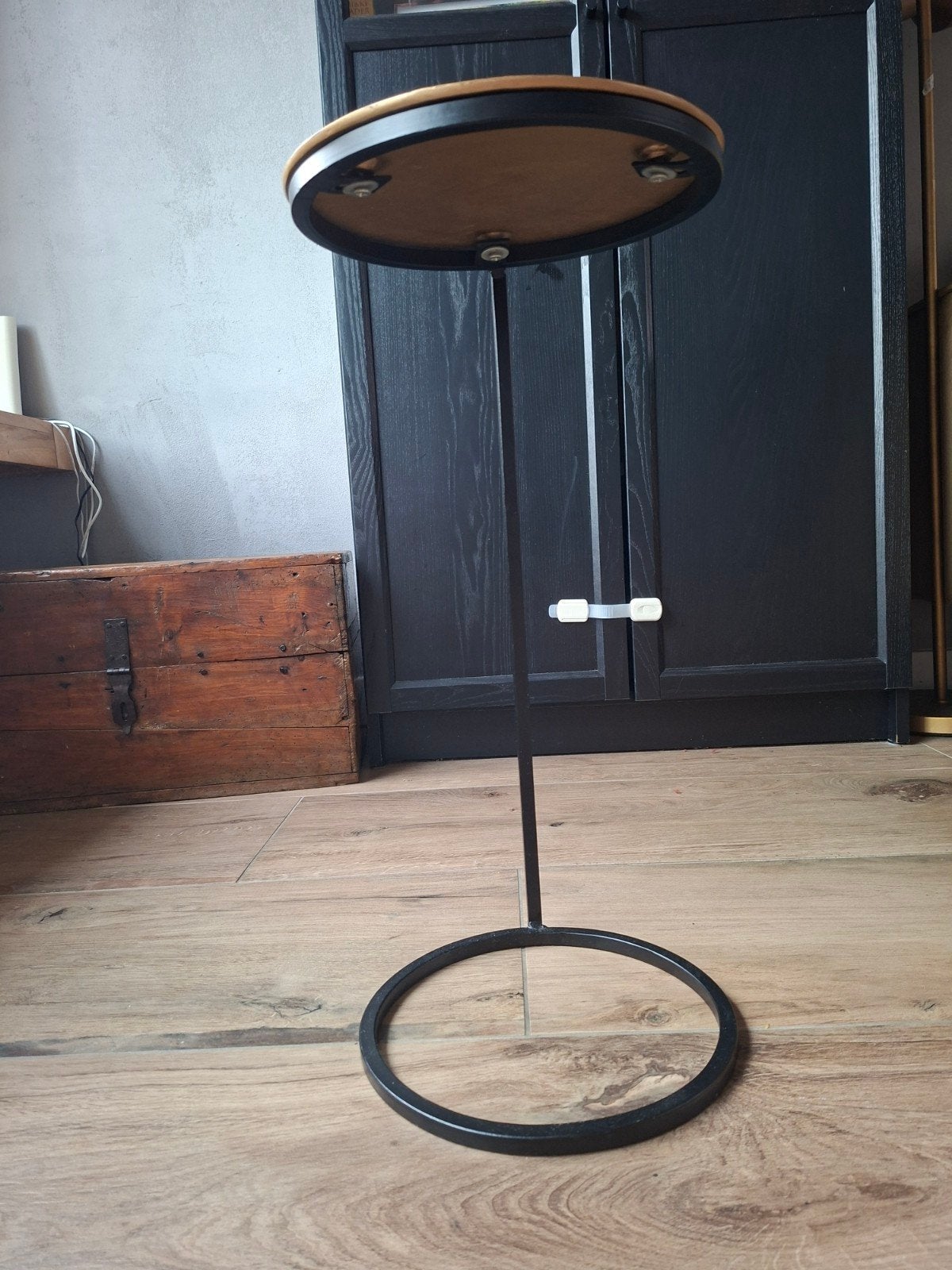 Bijzettafel Woood, Minder dan 55 cm, Rond, Zo goed als nieuw, Ophalen