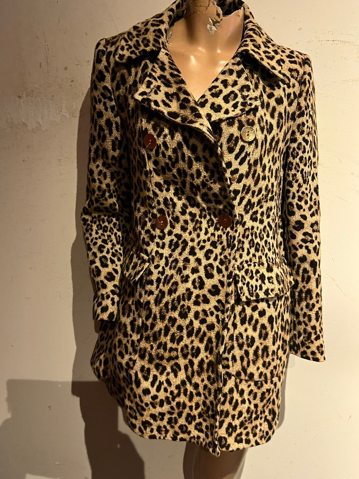 Zara jas maat M zgan - Luipaardprint, Maat 38/40 (M), Bruin, Zara, G