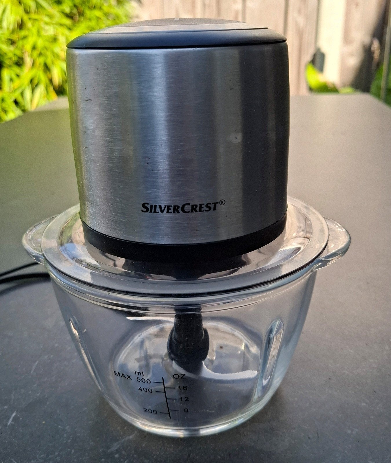 SilverCrest Minihakker - Compact en Krachtig, 2 snelheden, Ophalen of Verzenden, Zo goed als nieuw, Vaatwasserbestendig