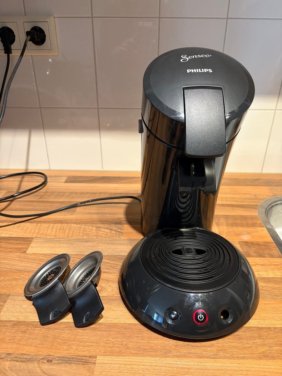 Senseo koffiezetapparaat, Koffiepads en cups, Gebruikt, Koffiemachine, Ophalen of Verzenden