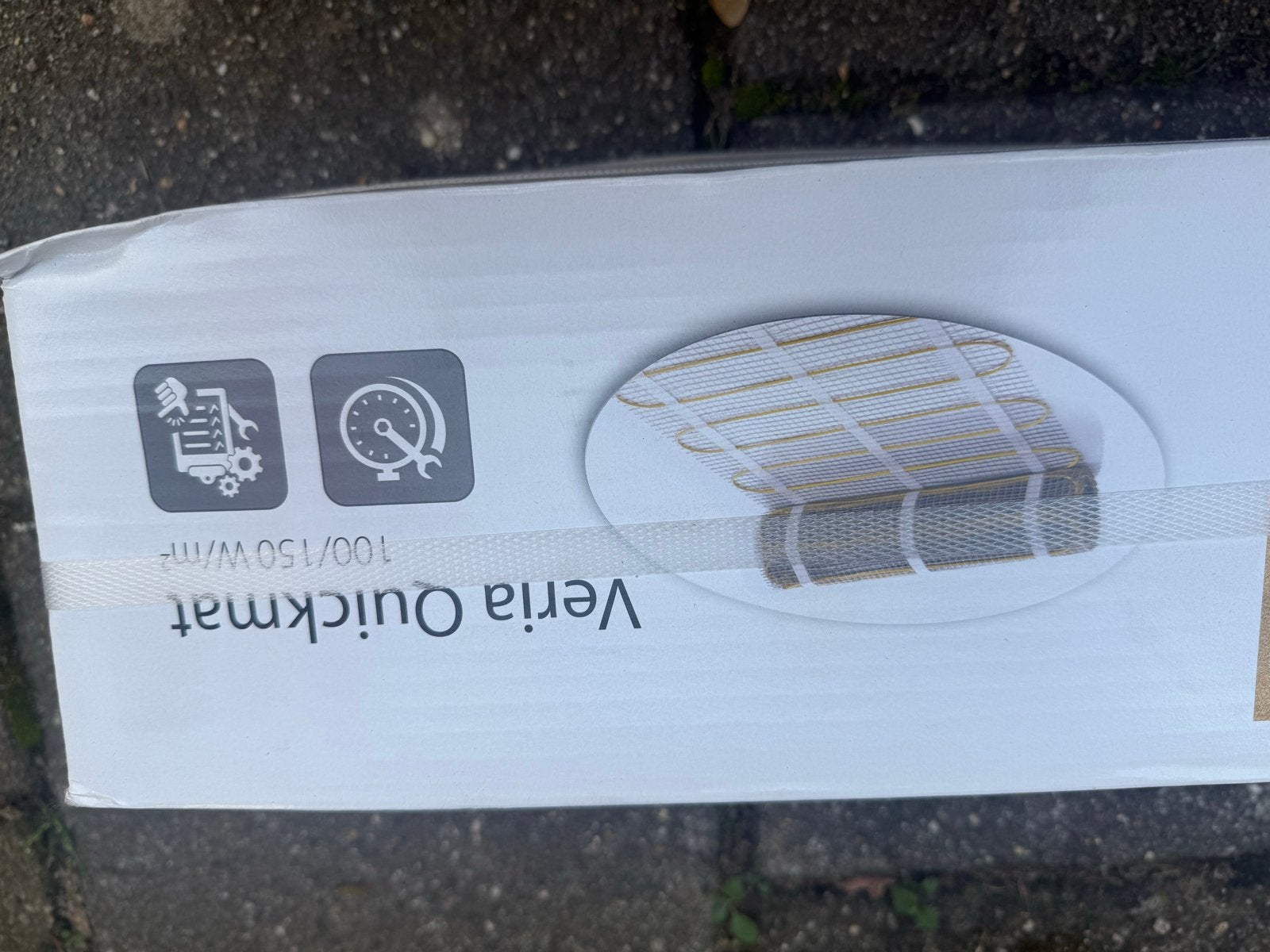 Veria Quickmat Vloerverwarming 4m² met Veria Control ET45, Ophalen of Verzenden, Slimme thermostaat, Nieuw