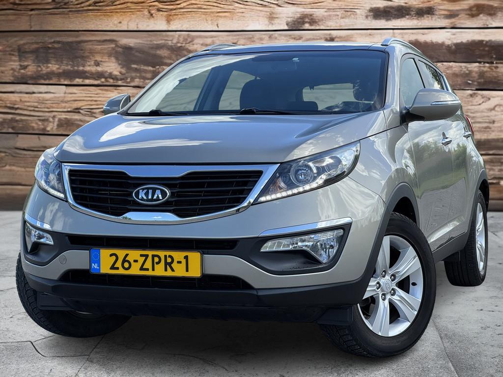 Kia Sportage 2.0 Plus Pack 164PK | ECC | NAVI | NL Auto | NA, Auto's, Kia, Stof, Gebruikt, Zwart, 4 cilinders