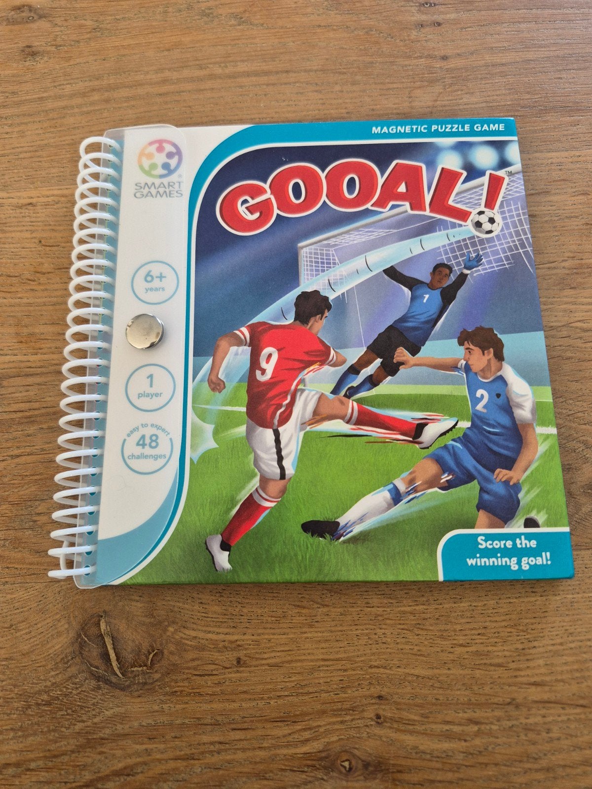 Smart Games Gooaal! Magnetisch Puzzelspel - Voetbal, Een of twee spelers, Ophalen of Verzenden, Zo goed als nieuw, Smart Games