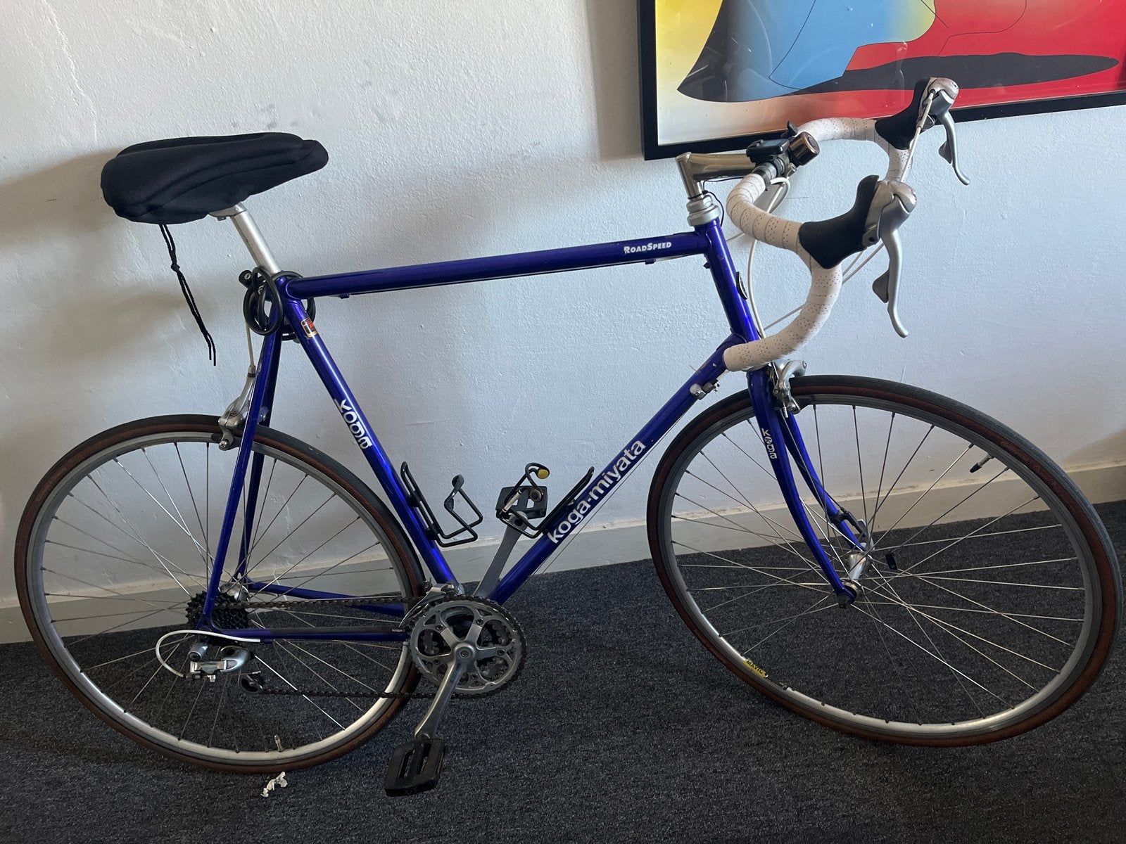Koga Miyata racefiets met klikpedalen, Fietsen en Brommers, Fietsen | Racefietsen, Ophalen, 28 inch, Gebruikt, Aluminium