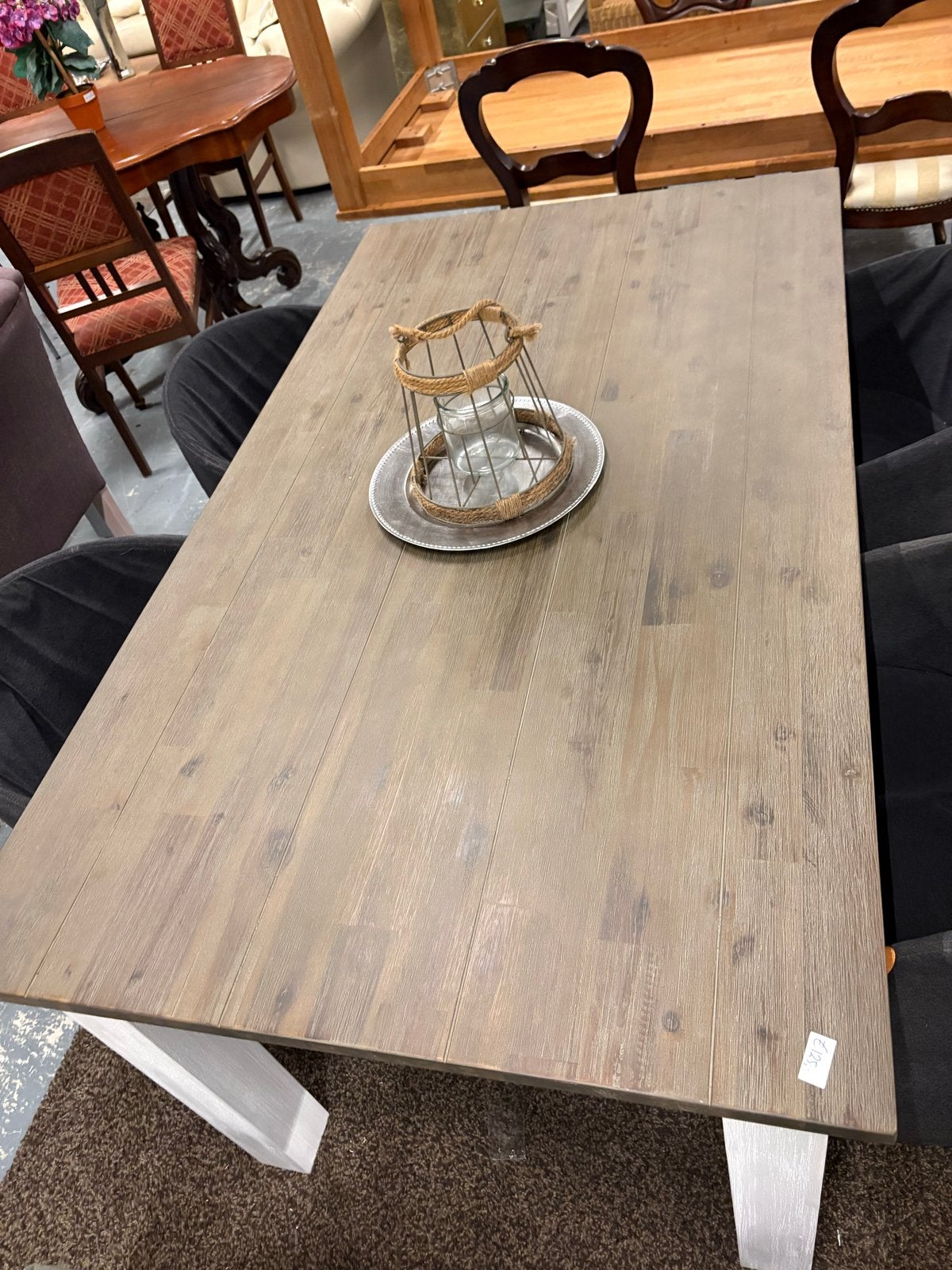 Eettafel met 6 draaibare stoelen niet op foto, Ophalen of Verzenden, Gebruikt