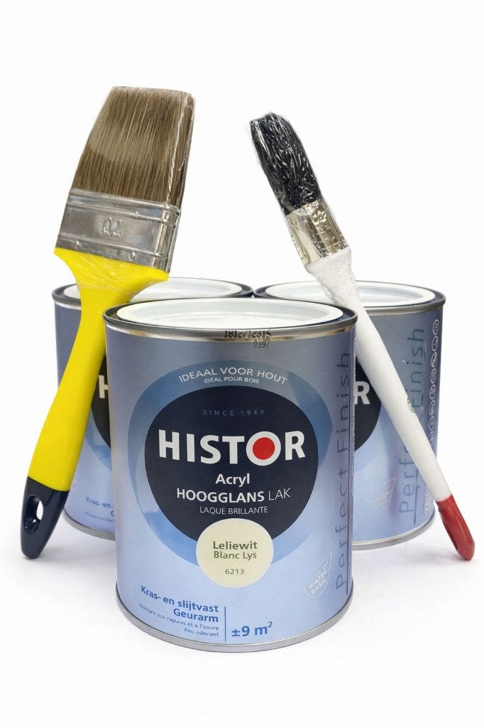 Histor Acryl Hoogglans 6213 - SET 3 x 0,75 l– nieuw
