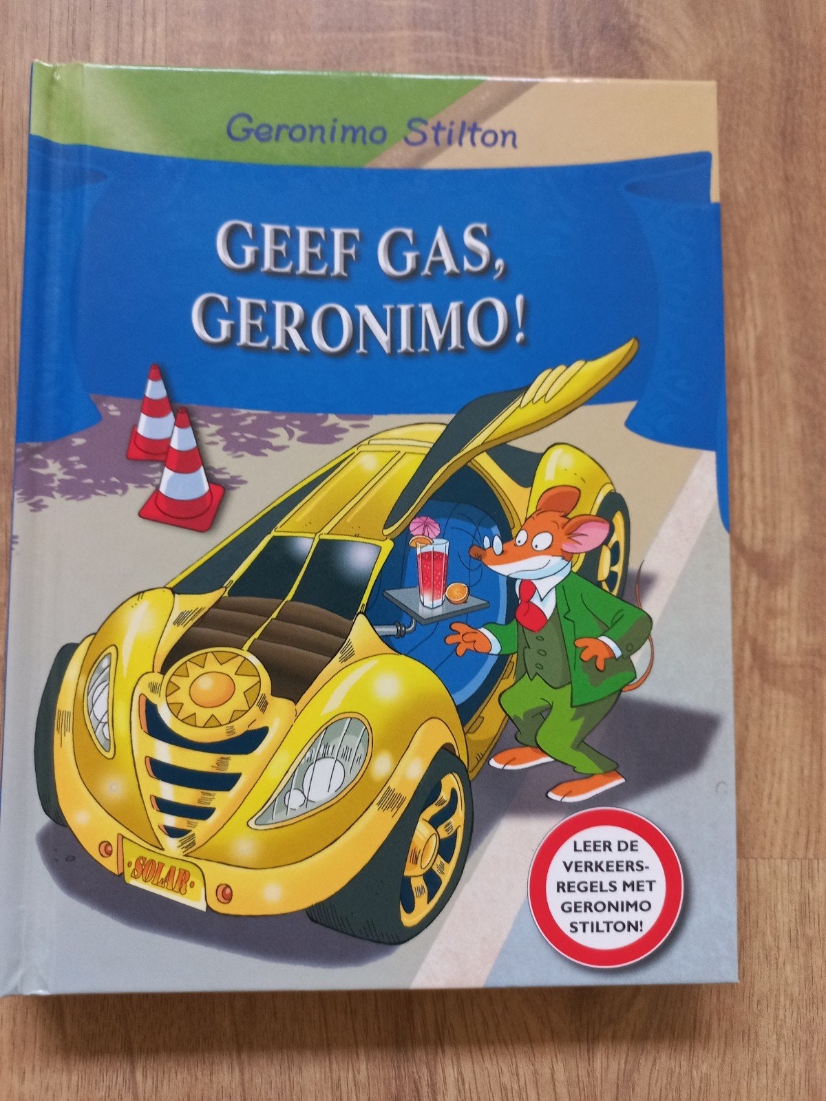 Geronimo Stilton - Geef gas, Geronimo!, Ophalen of Verzenden, Zo goed als nieuw, Geronimo Stilton, Fictie algemeen