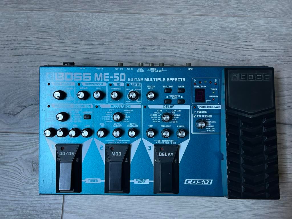 Boss ME-50 Gitaar Multi-effect Pedaal, Muziek en Instrumenten, Effecten, Ophalen of Verzenden, Zo goed als nieuw, Distortion, Overdrive of Fuzz