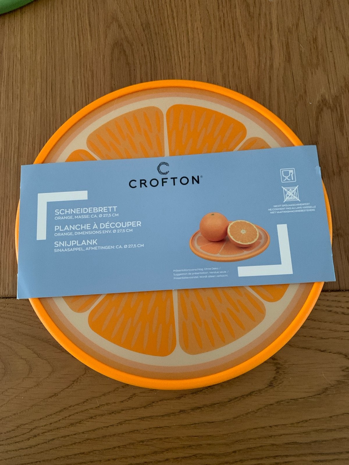 Crofton Snijplank Sinaasappel Design - Nieuw, Kunststof, Snij-/serveerplank, Nieuw, Ophalen of Verzenden