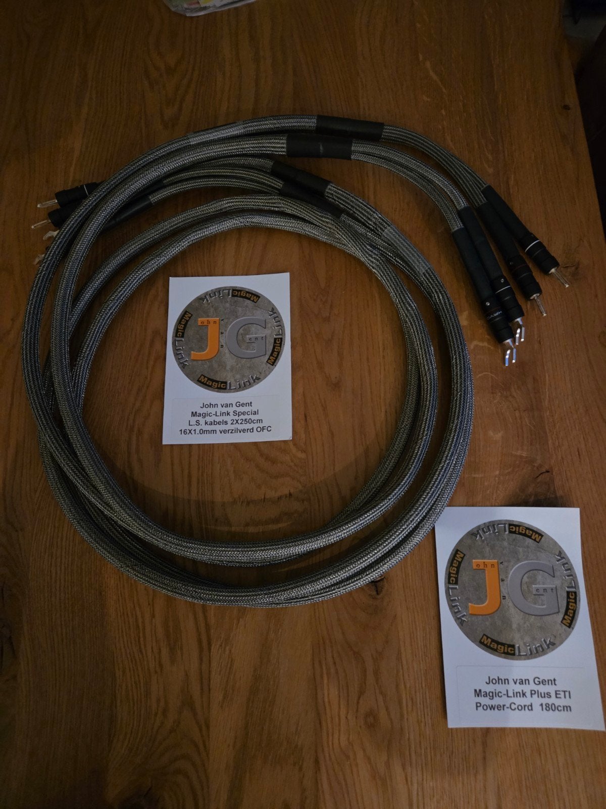 John van gent speakerkabel., Audio, Tv en Foto, Audiokabels en Televisiekabels, Ophalen of Verzenden, Zo goed als nieuw, Minder dan 2 meter