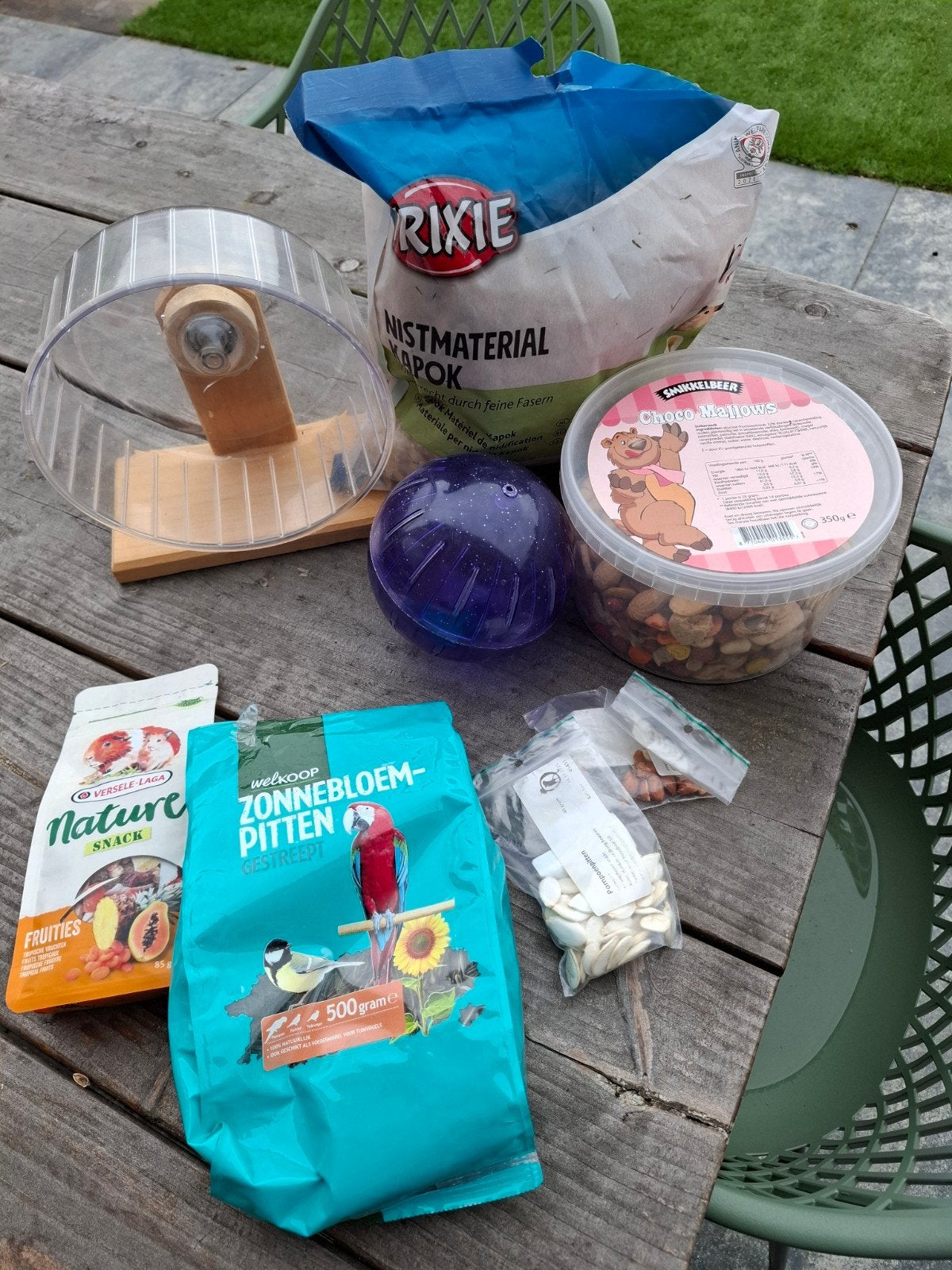 Hamsterrad en voer, Dieren en Toebehoren, Ophalen of Verzenden, Gebruikt, Loopwiel of Rad
