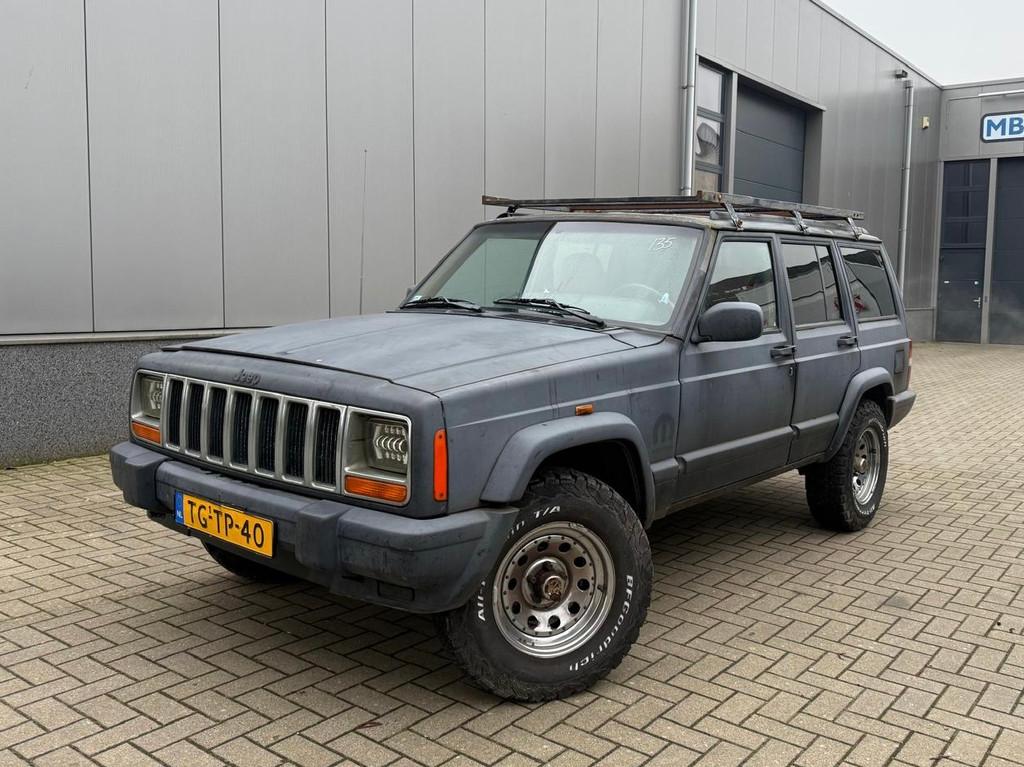 Jeep Cherokee 4.0i Limited 4x4, Auto's, Jeep, Gebruikt, Beige, 1535 kg, Vierwielaandrijving