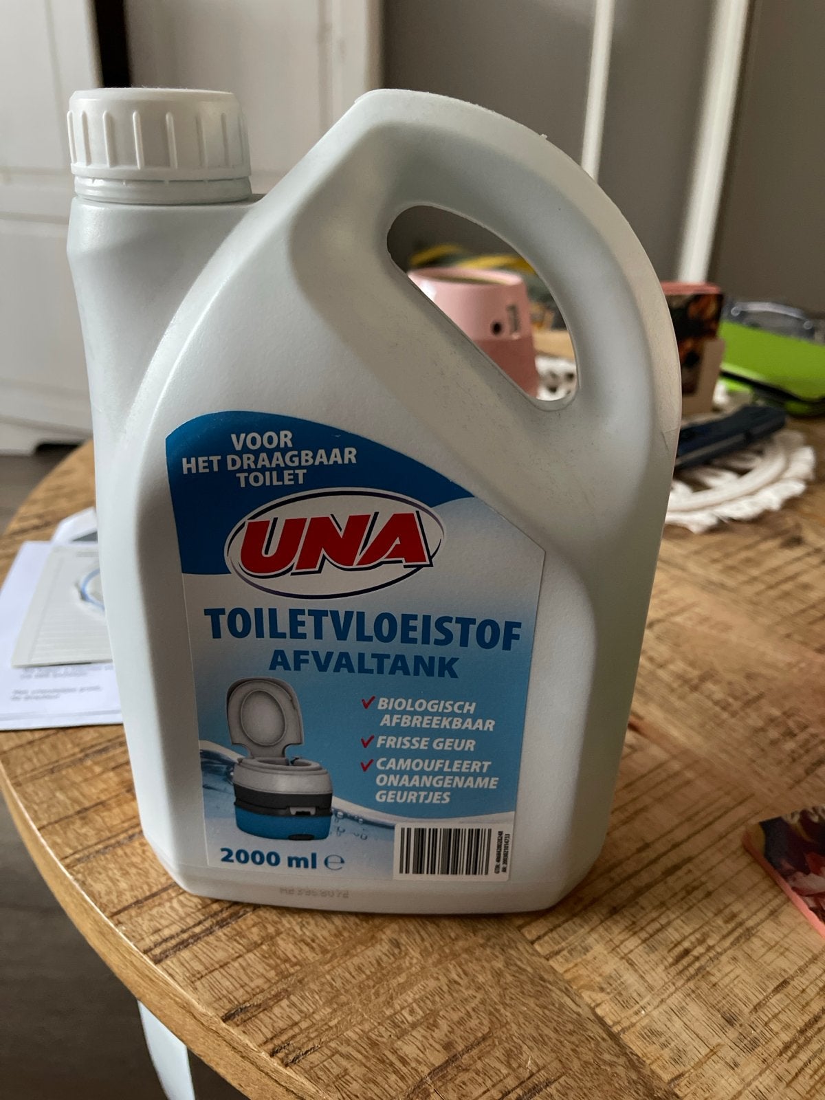 UNA Toiletvloeistof Afvaltank 2000ml - Biologisch Afbreekbaa, Ophalen, Nieuw