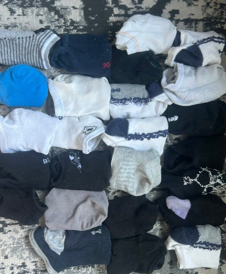 25 paar enkelsokken 2.50, Kleding | Heren, Sokken en Kousen, Ophalen of Verzenden, Zo goed als nieuw, Maat 39 t/m 42, Zwart