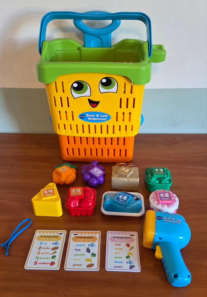 VTech Scan & Leer Winkelmand, Kinderen en Baby's, Speelgoed | Vtech, Ophalen of Verzenden, Zo goed als nieuw