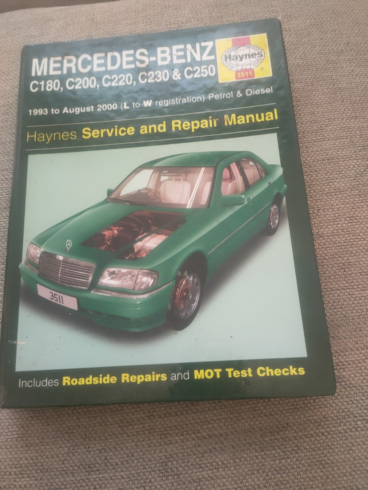 Hard cover Haynes Werkplaatshandboek Mercedes-Benz C-Klasse, Ophalen of Verzenden