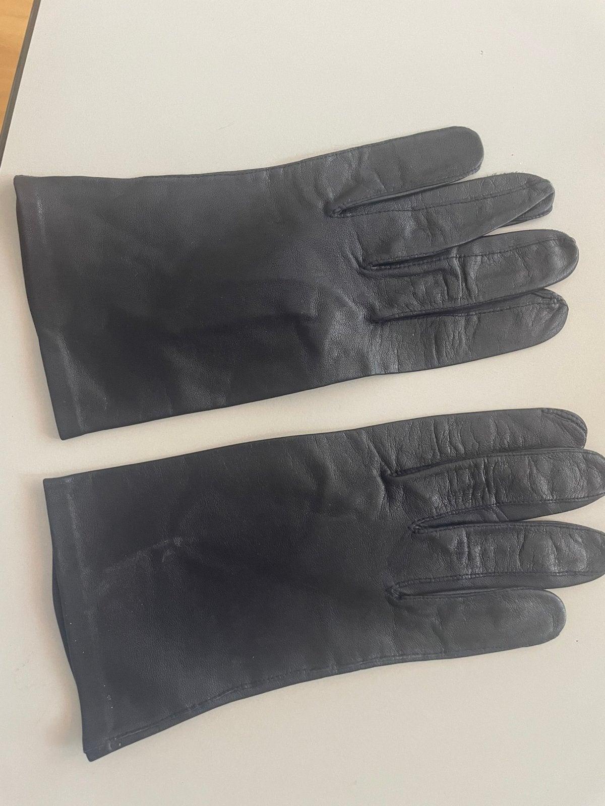 Laimböck zwart leren handschoenen mt 8, Ophalen of Verzenden, Zo goed als nieuw, Handschoenen