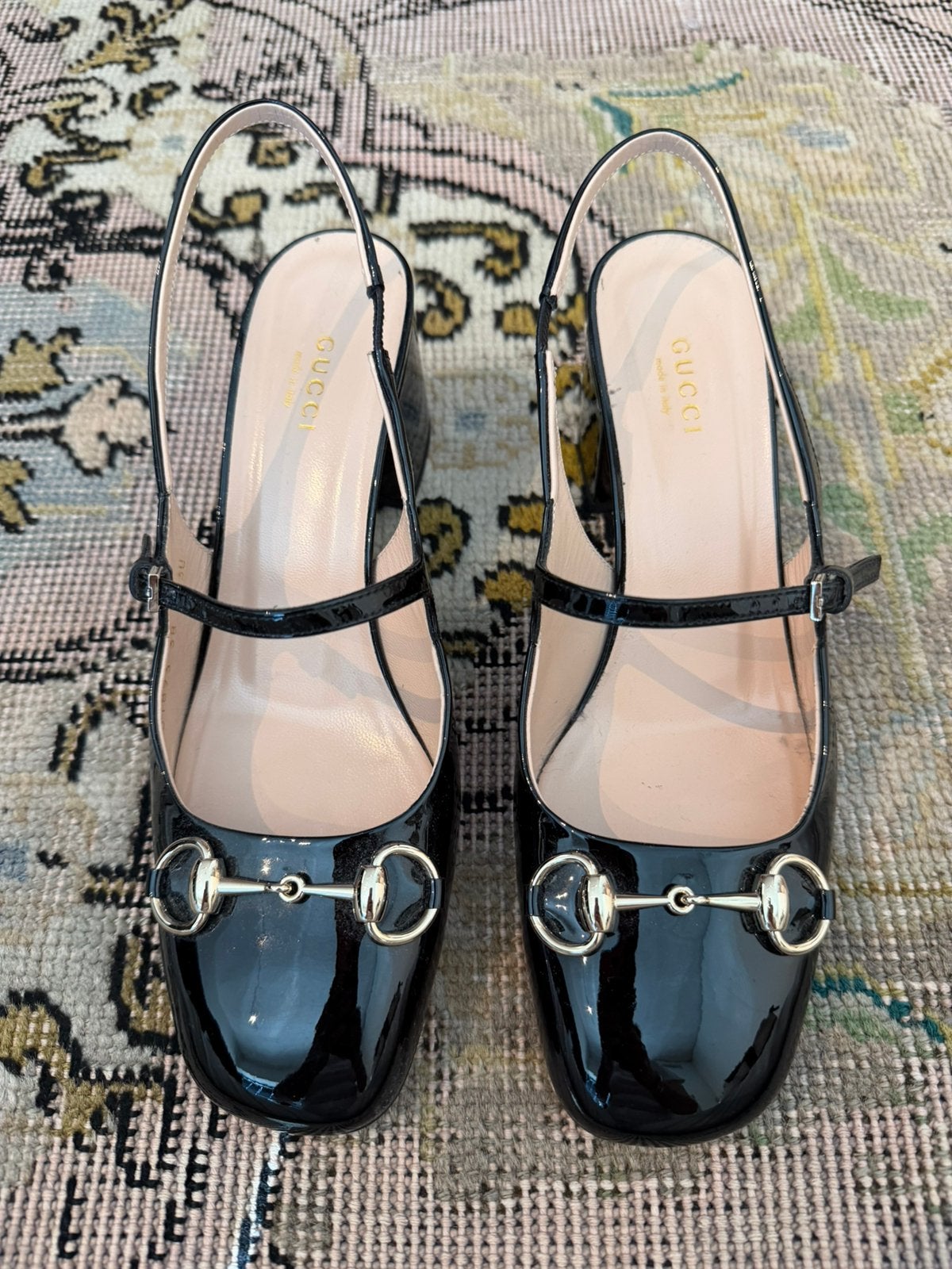 Gucci schoenen maat 38, Pumps, Verzenden, Zwart, Zo goed als nieuw