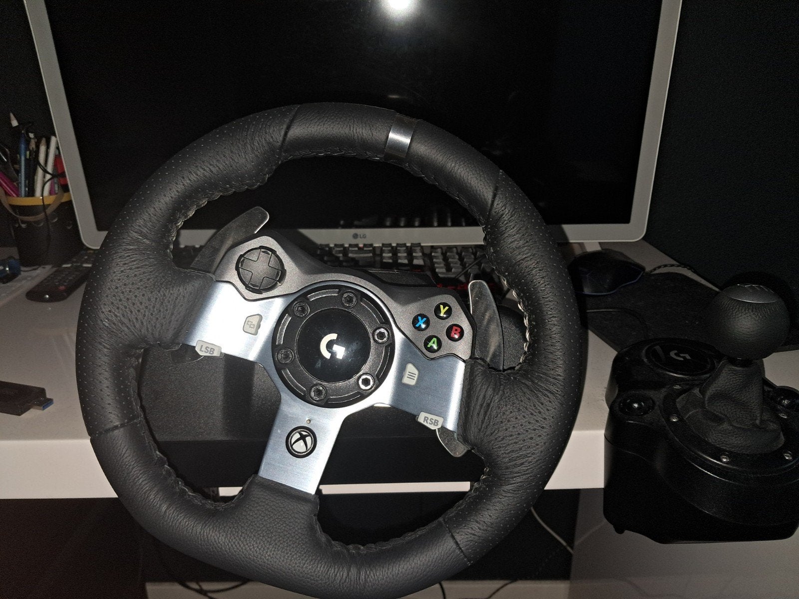 Logitech G920 Driving Force Racing Wheel + Shifter, Ophalen, Racestuur, Xbox, Force feedback