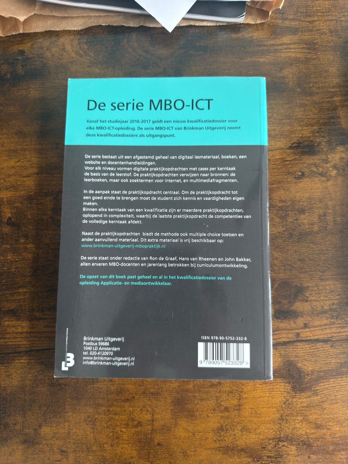 Backend programmeren MBO-ICT Brinkman Uitgeverij, Ophalen of Verzenden, Beta, Gelezen, MBO