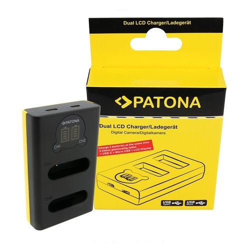 Dual LCD USB Charger Nikon EN-EL23 Coolpix P600, Verzenden, Nieuw
