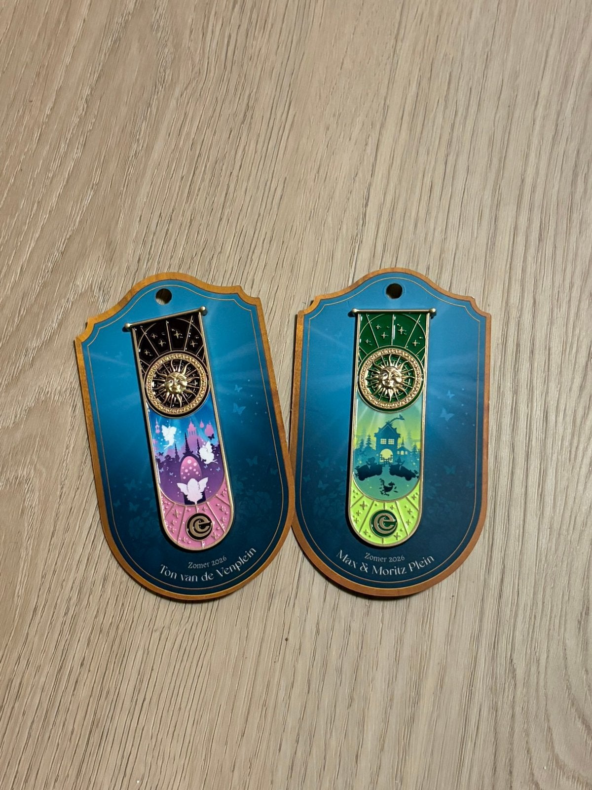 Efteling zomer pin 3 en 4, Ophalen of Verzenden, Zo goed als nieuw