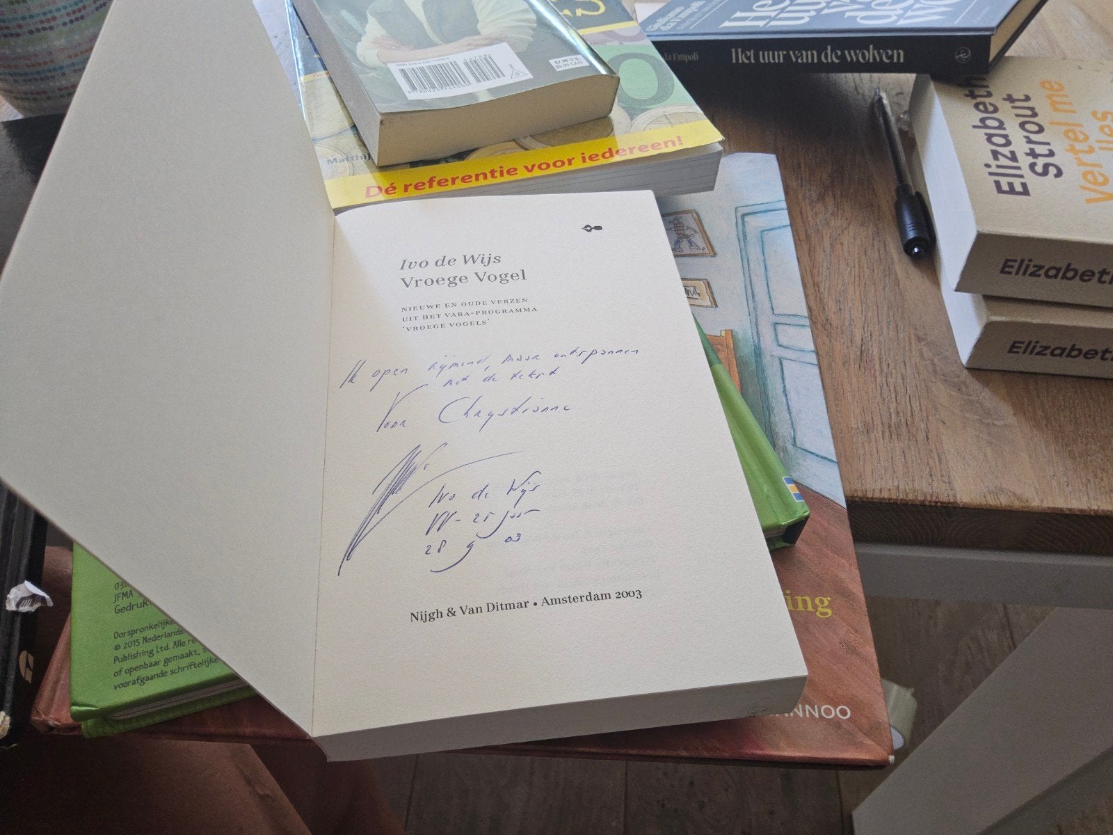 Ivo de Wijs - Vroege vogel nieuwe en oude verzen, Boeken, Ophalen of Verzenden, Nieuw, Ivo de Wijs